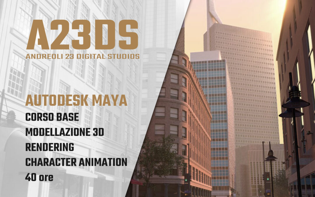CORSO MAYA – modellazione e animazione 3d